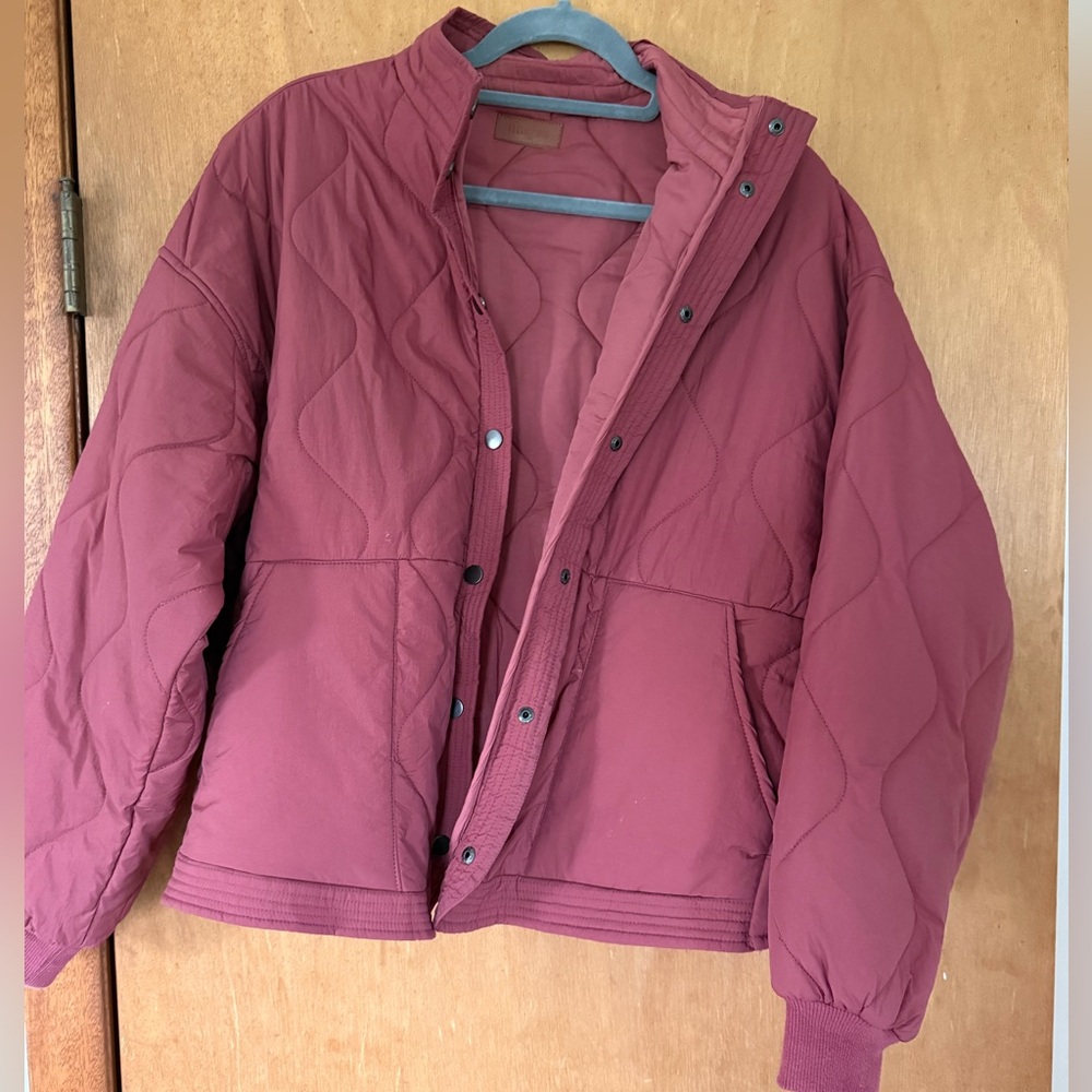 Umgee Women's Quilted Bomber Jacket